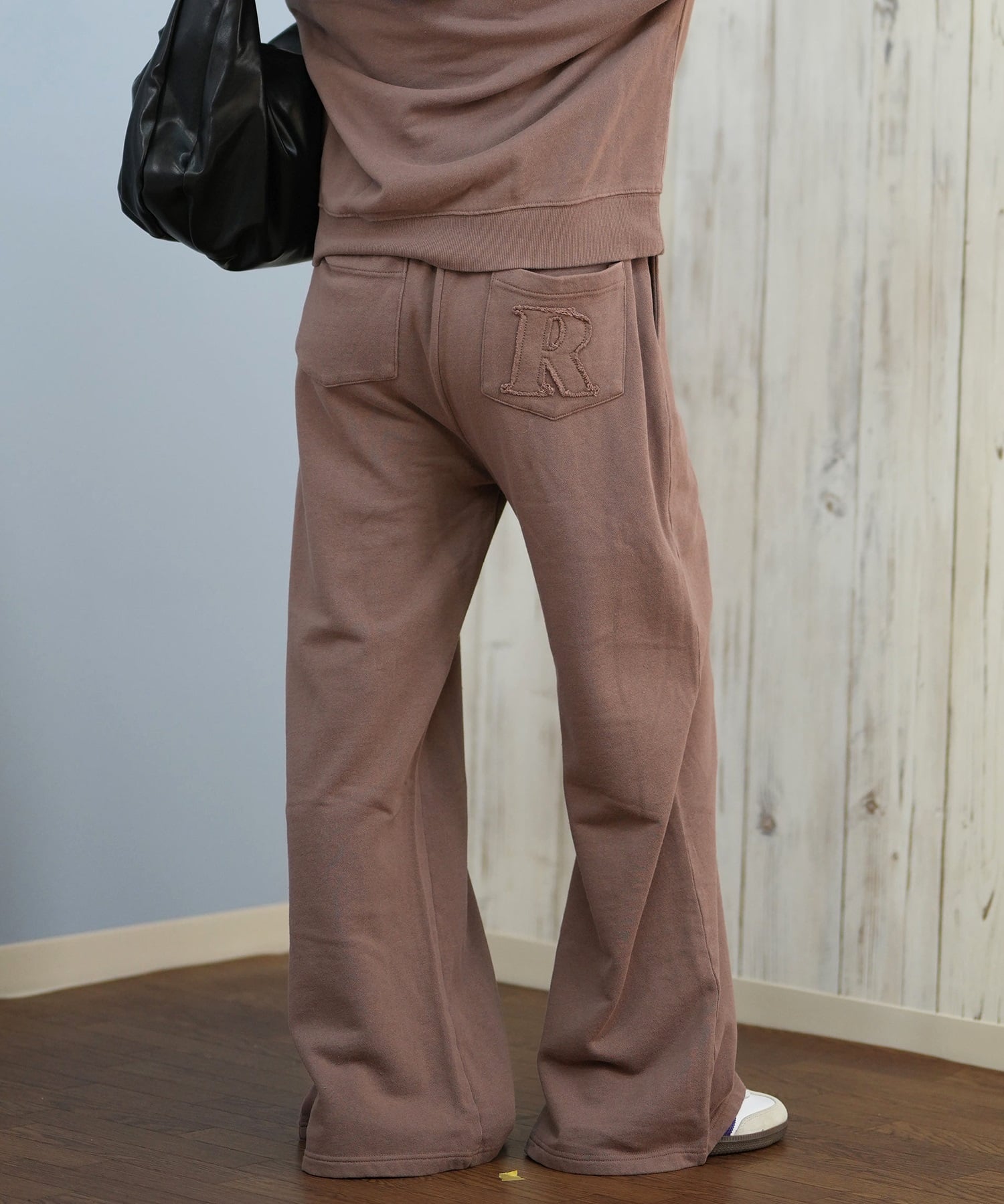 RIKKA FEMME リッカファム ロングパンツ レディース スウェットパンツ ポケット デザイン 裏毛 セットアップ対応 RF25FW10(CGY-FREE)