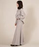 RIKKA FEMME リッカファム ロングスカート レディース リブニットスカート セットアップ対応 RF25FW15(GRY-FREE)