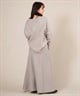 RIKKA FEMME リッカファム ロングスカート レディース リブニットスカート セットアップ対応 RF25FW15(GRY-FREE)