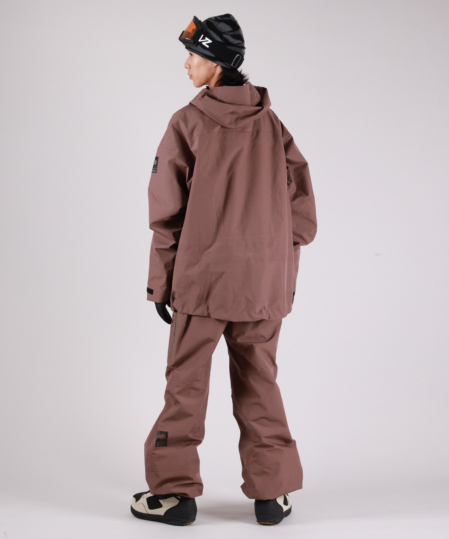 686 シックスエイトシックス GORE-TEX 3L ATV BIB スノーボード ウェア パンツ ユニセックス ゴアテックス 25-26モデル MM A17【2526】(BLK-M)