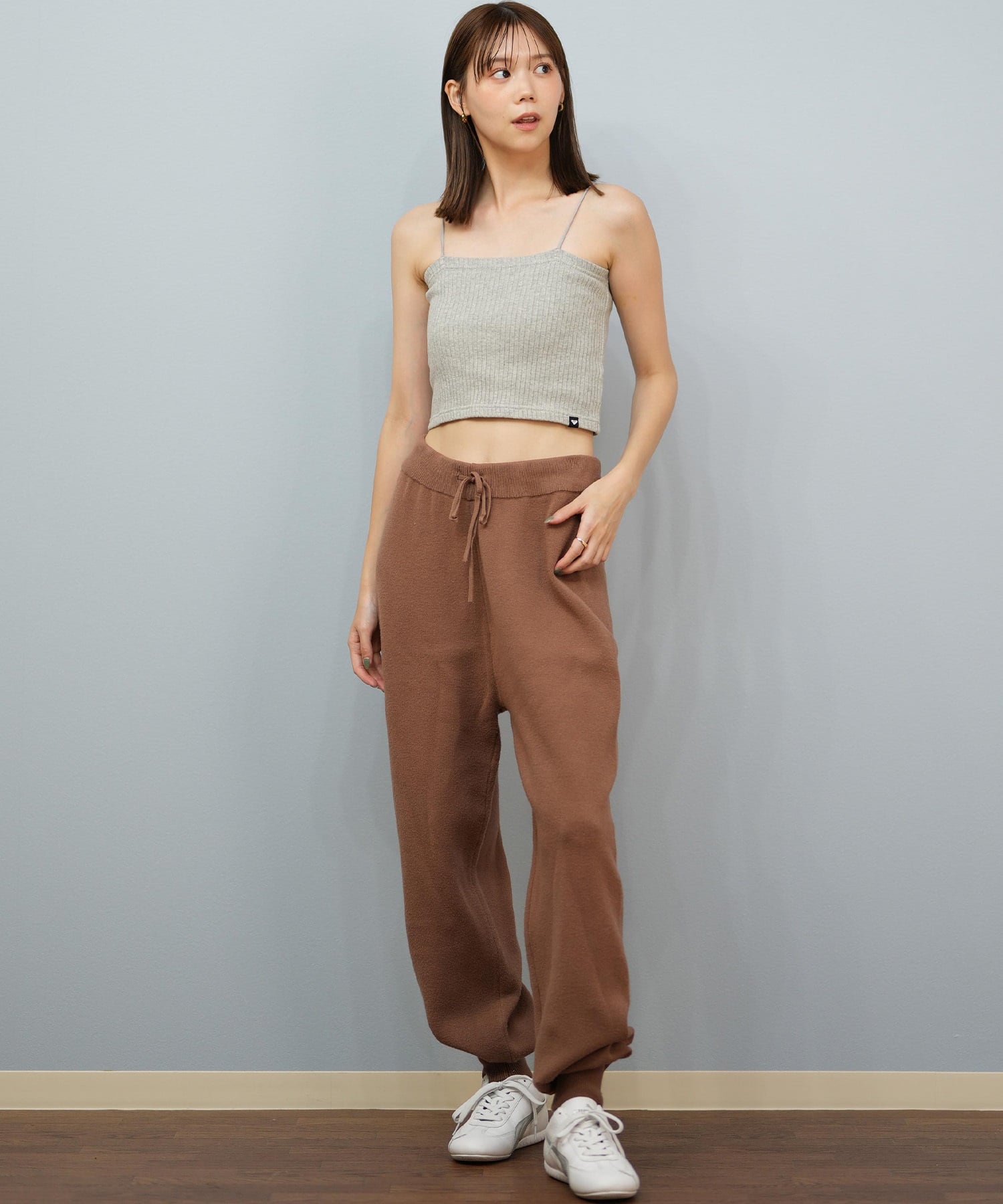 ROXY ロキシー ニット セーター カーディガン レディース クロップド丈 ショート丈 2点セット RDK254010(BLK-M)