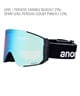 ANON アノン Sync Goggles MFI Face Mask スノーボード ゴーグル ユニセックス ムラサキスポーツ 25-26モデル MM D11【2526】(DEEPCHERRY-NA)