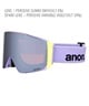 ANON アノン Sync Goggles MFI Face Mask スノーボード ゴーグル ユニセックス ムラサキスポーツ 25-26モデル MM D11【2526】(DEEPCHERRY-NA)