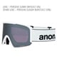 ANON アノン Nesa Goggles MFI Face Mask スノーボード ゴーグル ユニセックス ムラサキスポーツ 25-26モデル MM D11【2526】(SNOWFLURRY-NA)