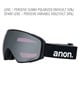 ANON アノン M4S Goggles Polarized Lens Toric スノーボード ゴーグル ユニセックス ムラサキスポーツ 25-26モデル MM D11【2526】(BLACK-NA)