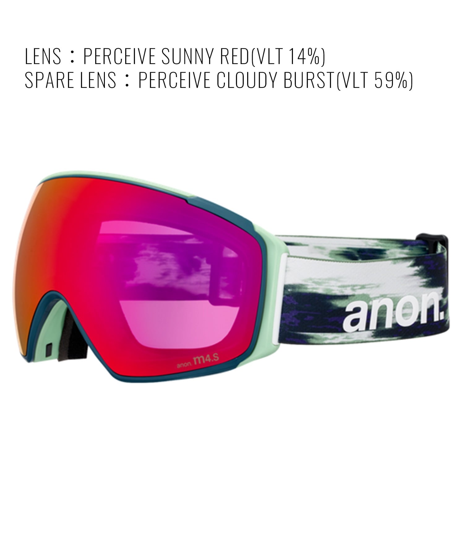 ANON アノン M4S Goggles MFI Face Mask Toric スノーボード ゴーグル ユニセックス ムラサキスポーツ 25-26モデル MM D11【2526】(DEEPCHERRY-NA)