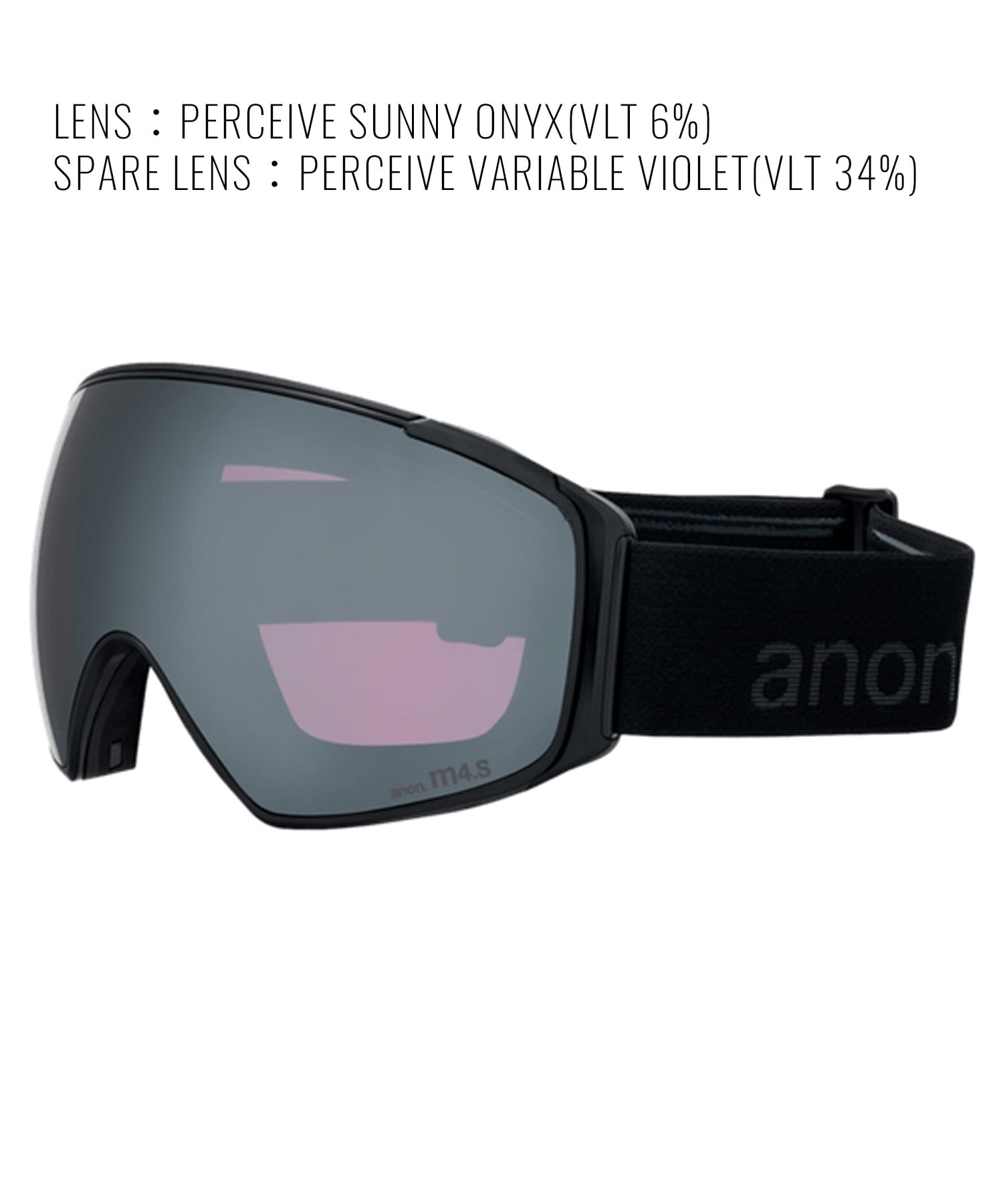 ANON アノン M4S Goggles MFI Face Mask Toric スノーボード ゴーグル ユニセックス ムラサキスポーツ 25-26モデル MM D11【2526】(DEEPCHERRY-NA)