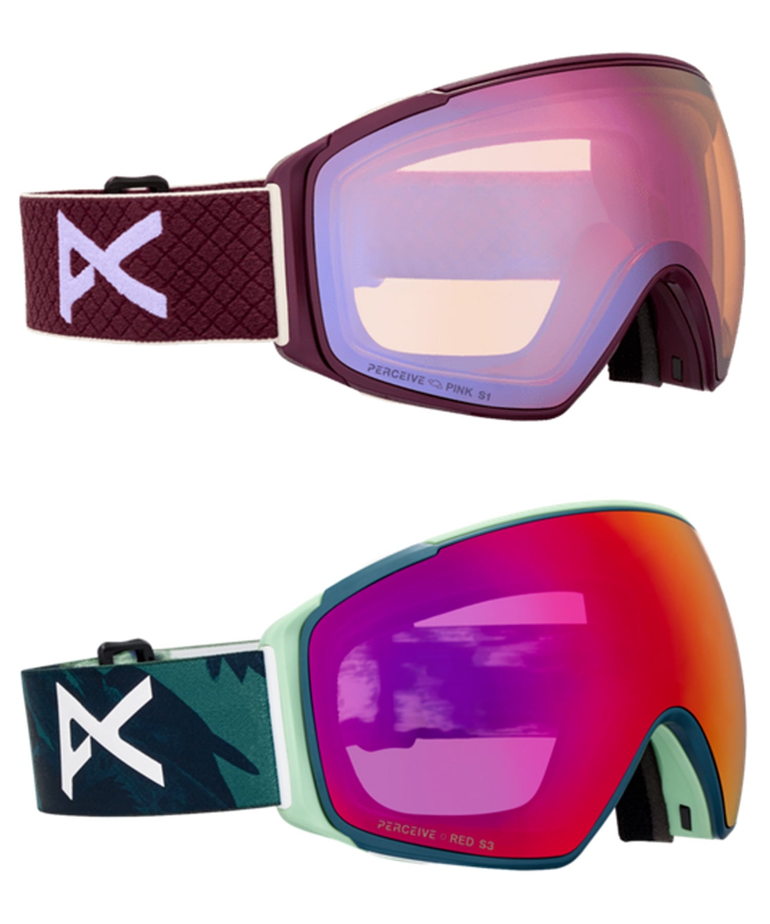 ANON アノン M4S Goggles MFI Face Mask Toric スノーボード ゴーグル ユニセックス ムラサキスポーツ 25-26モデル MM D11【2526】(DEEPCHERRY-NA)