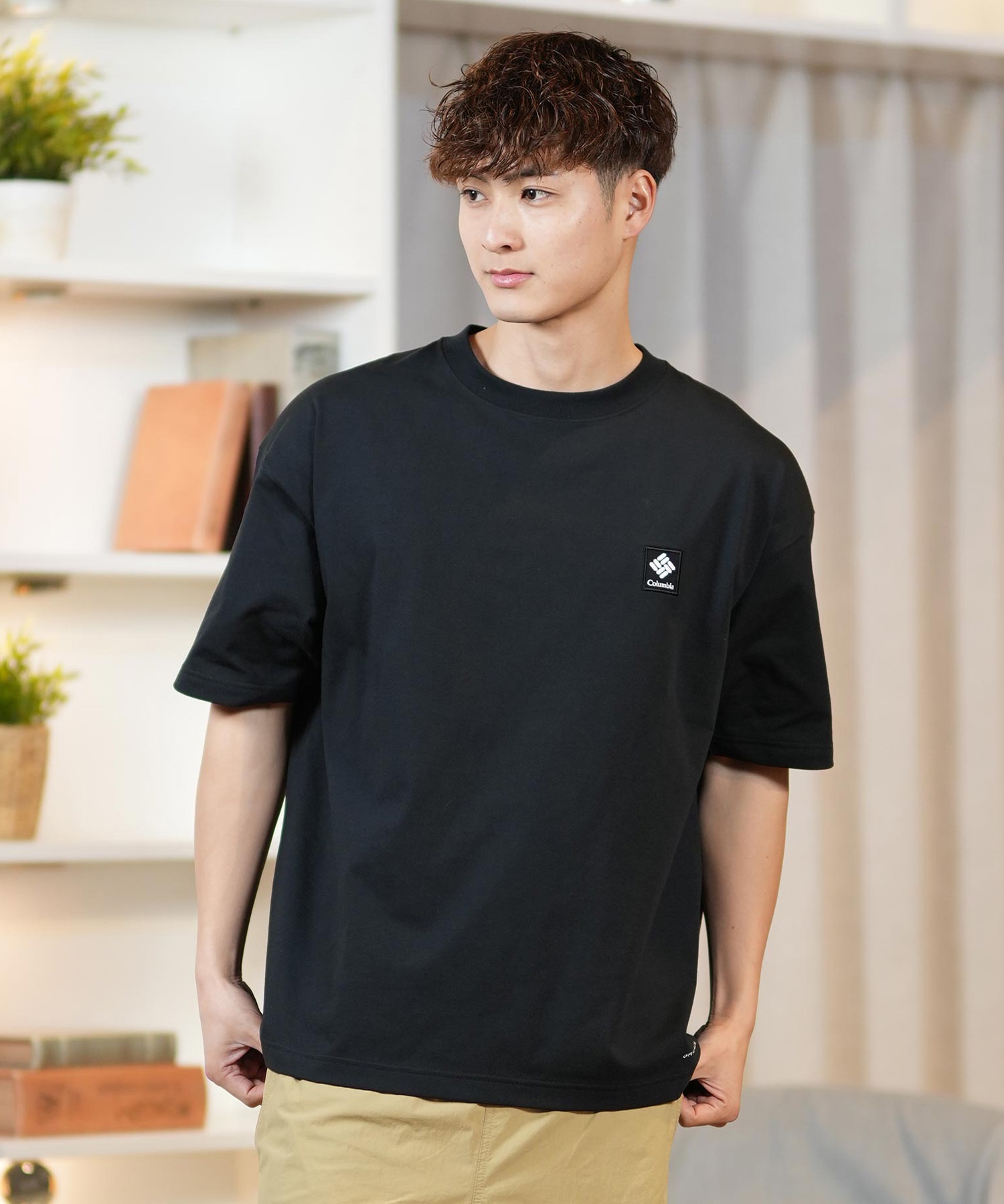 columbia コロンビア 半袖 Tシャツ メンズ バックプリント 吸湿速乾 PM0729 ムラサキスポーツ限定(10-S)