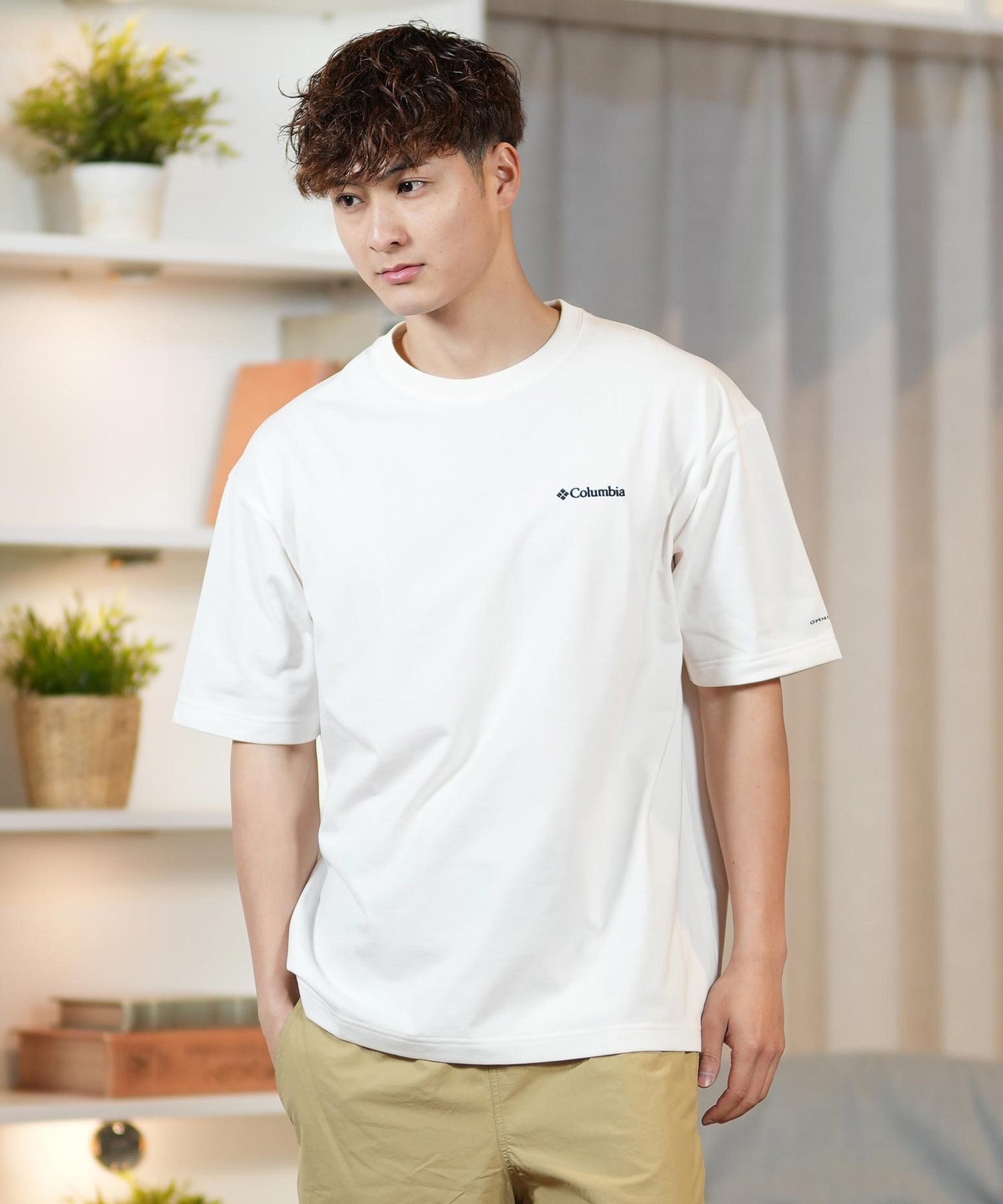 columbia コロンビア 半袖 Tシャツ メンズ バックプリント 吸湿速乾 PM0785 ムラサキスポーツ限定(10-M)