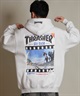 THRASHER スラッシャー プルオーバー パーカー メンズ スウェット フーディー バックプリント 裏起毛 254TH1PK066(WHT-M)