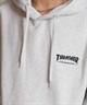 THRASHER スラッシャー プルオーバー パーカー メンズ スウェット フーディー バックプリント 裏起毛 254TH1PK066(WHT-M)