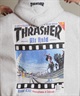 THRASHER スラッシャー プルオーバー パーカー メンズ スウェット フーディー バックプリント 裏起毛 254TH1PK066(WHT-M)