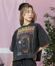 THRASHER スラッシャー 半袖 Tシャツ レディース コミックプリント クロップド丈 252TH2ST026(BLK-1-FREE)