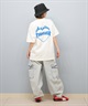 THRASHER スラッシャー 半袖 Tシャツ レディース バックプリント バーニングハート 252TH2ST030(WHT-1-M)