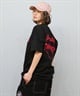 THRASHER スラッシャー 半袖 Tシャツ レディース バックプリント バーニングハート 252TH2ST030(WHT-1-M)