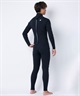 SUPER BRAND スーパーブランド バックジップ ライトフル SB BZ FULL 25SS ウェットスーツ フルスーツ メンズ(BLK-M)