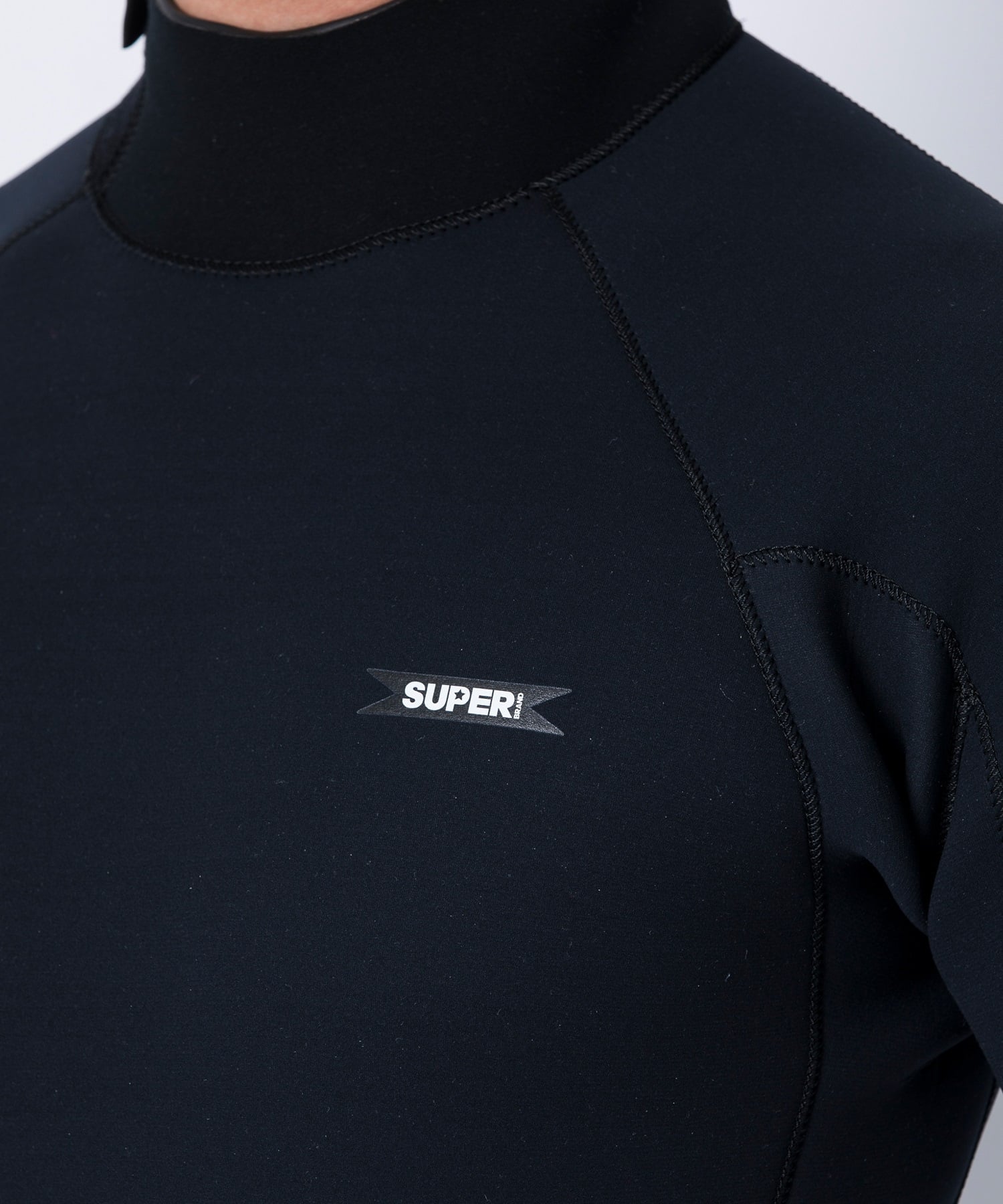 SUPER BRAND スーパーブランド バックジップ ライトフル SB BZ FULL 25SS ウェットスーツ フルスーツ メンズ(BLK-M)