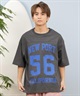 DEAR LAUREL ディアローレル 半袖 Tシャツ メンズ バックプリント 抗菌防臭 UVケア 接触冷感 CAL FOOTBALL TEE D25S2106(WHT-M)