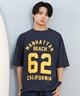 DEAR LAUREL ディアローレル 半袖 Tシャツ メンズ バックプリント 抗菌防臭 UVケア 接触冷感 CAL FOOTBALL TEE D25S2106(WHT-M)