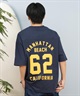 DEAR LAUREL ディアローレル 半袖 Tシャツ メンズ バックプリント 抗菌防臭 UVケア 接触冷感 CAL FOOTBALL TEE D25S2106(WHT-M)