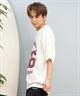 DEAR LAUREL ディアローレル 半袖 Tシャツ メンズ バックプリント 抗菌防臭 UVケア 接触冷感 CAL FOOTBALL TEE D25S2106(WHT-M)