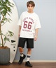 DEAR LAUREL ディアローレル 半袖 Tシャツ メンズ バックプリント 抗菌防臭 UVケア 接触冷感 CAL FOOTBALL TEE D25S2106(WHT-M)