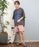 DEAR LAUREL ディアローレル 半袖 Tシャツ メンズ バックプリント 抗菌防臭 UVケア 接触冷感 CAL FOOTBALL TEE D25S2106(WHT-M)