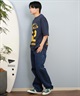 DEAR LAUREL ディアローレル 半袖 Tシャツ メンズ バックプリント 抗菌防臭 UVケア 接触冷感 CAL FOOTBALL TEE D25S2106(WHT-M)