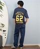 DEAR LAUREL ディアローレル 半袖 Tシャツ メンズ バックプリント 抗菌防臭 UVケア 接触冷感 CAL FOOTBALL TEE D25S2106(WHT-M)