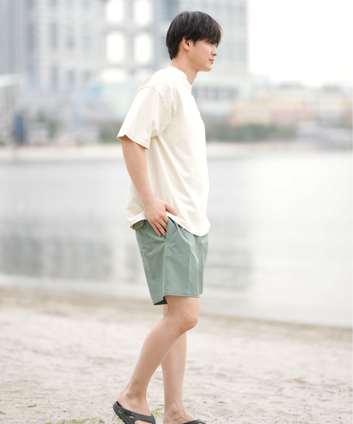 DEAR LAUREL ディアローレル 半袖 Tシャツ メンズ バックプリント ヴィンテージ風 JM LOS ANGELS DL25S-JM03(OFF-M)