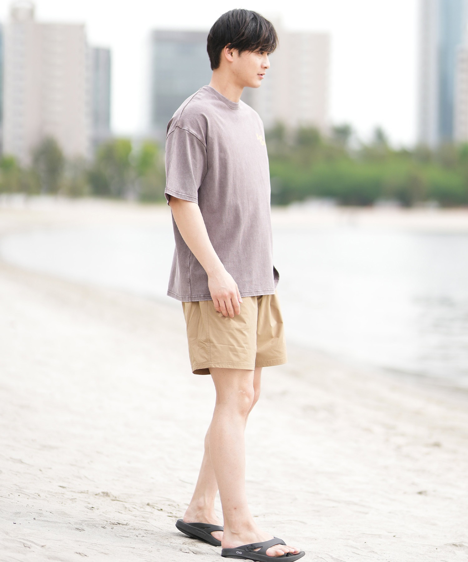 DEAR LAUREL ディアローレル 半袖 Tシャツ メンズ バックプリント ヴィンテージ風 JM LOS ANGELS DL25S-JM03(OFF-M)