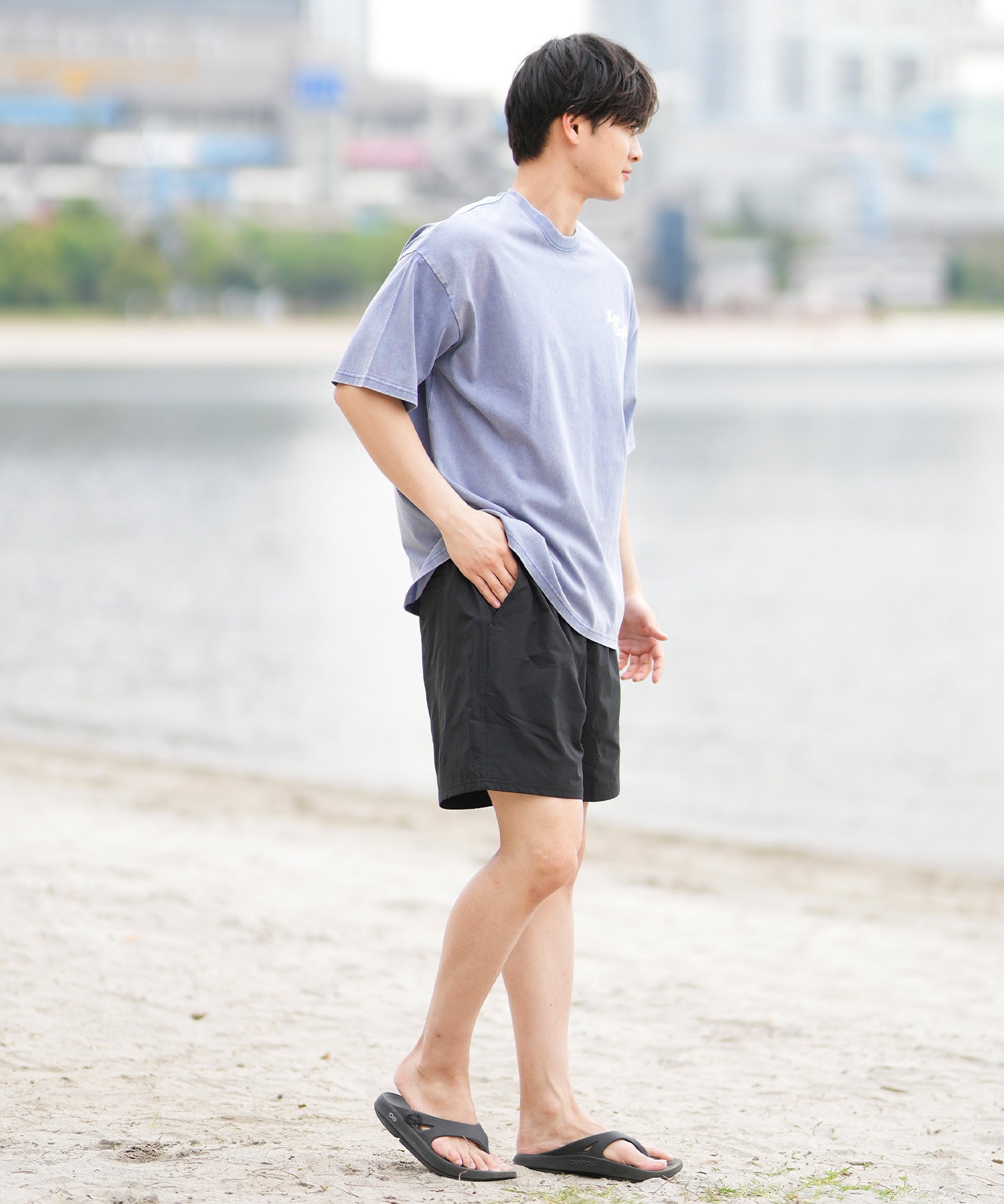 DEAR LAUREL ディアローレル 半袖 Tシャツ メンズ バックプリント ヴィンテージ風 JM LOS ANGELS DL25S-JM03(OFF-M)