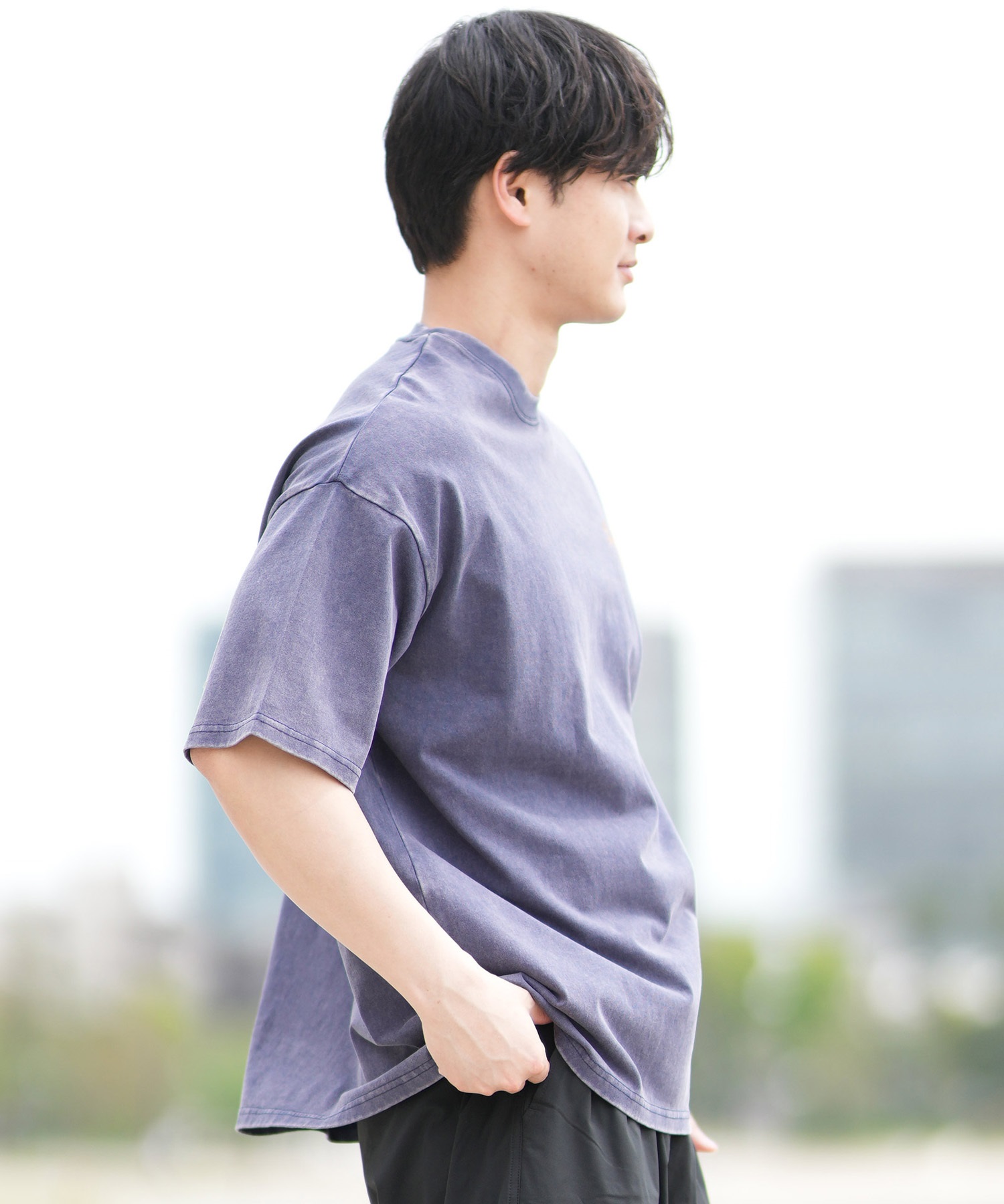 DEAR LAUREL ディアローレル 半袖 Tシャツ メンズ バックプリント ヴィンテージ風 JM LOS ANGELS DL25S-JM03(OFF-M)