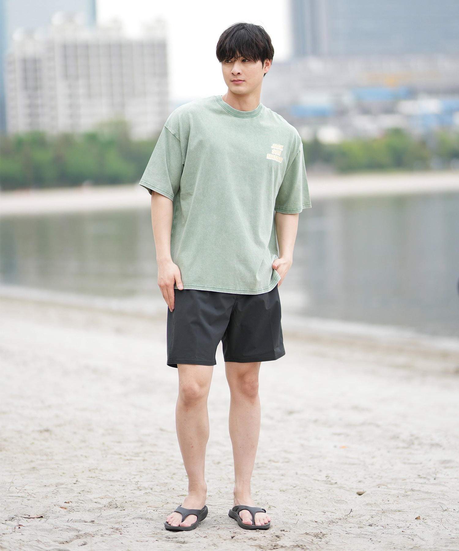 DEAR LAUREL ディアローレル 半袖 Tシャツ メンズ バックプリント ヴィンテージ風 JM JACSON MATISSE DL25S-JM04(OFF-M)