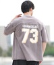 DEAR LAUREL ディアローレル 半袖 Tシャツ メンズ バックプリント ヴィンテージ風 JM FOOTBALL TEE DL25S-JM05(OFF-M)