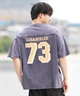 DEAR LAUREL ディアローレル 半袖 Tシャツ メンズ バックプリント ヴィンテージ風 JM FOOTBALL TEE DL25S-JM05(OFF-M)