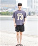 DEAR LAUREL ディアローレル 半袖 Tシャツ メンズ バックプリント ヴィンテージ風 JM FOOTBALL TEE DL25S-JM05(OFF-M)