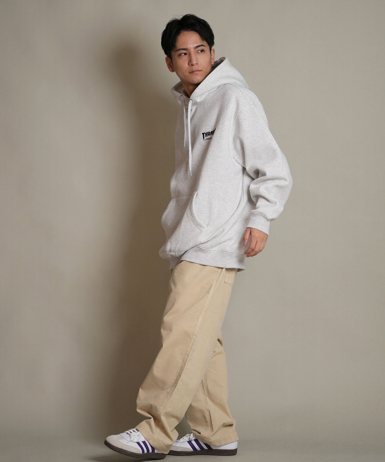 DEAR LAUREL ディアローレル ロングパンツ メンズ コーデュロイ CORDUROY PANTS D25F-3102(BRN-M)