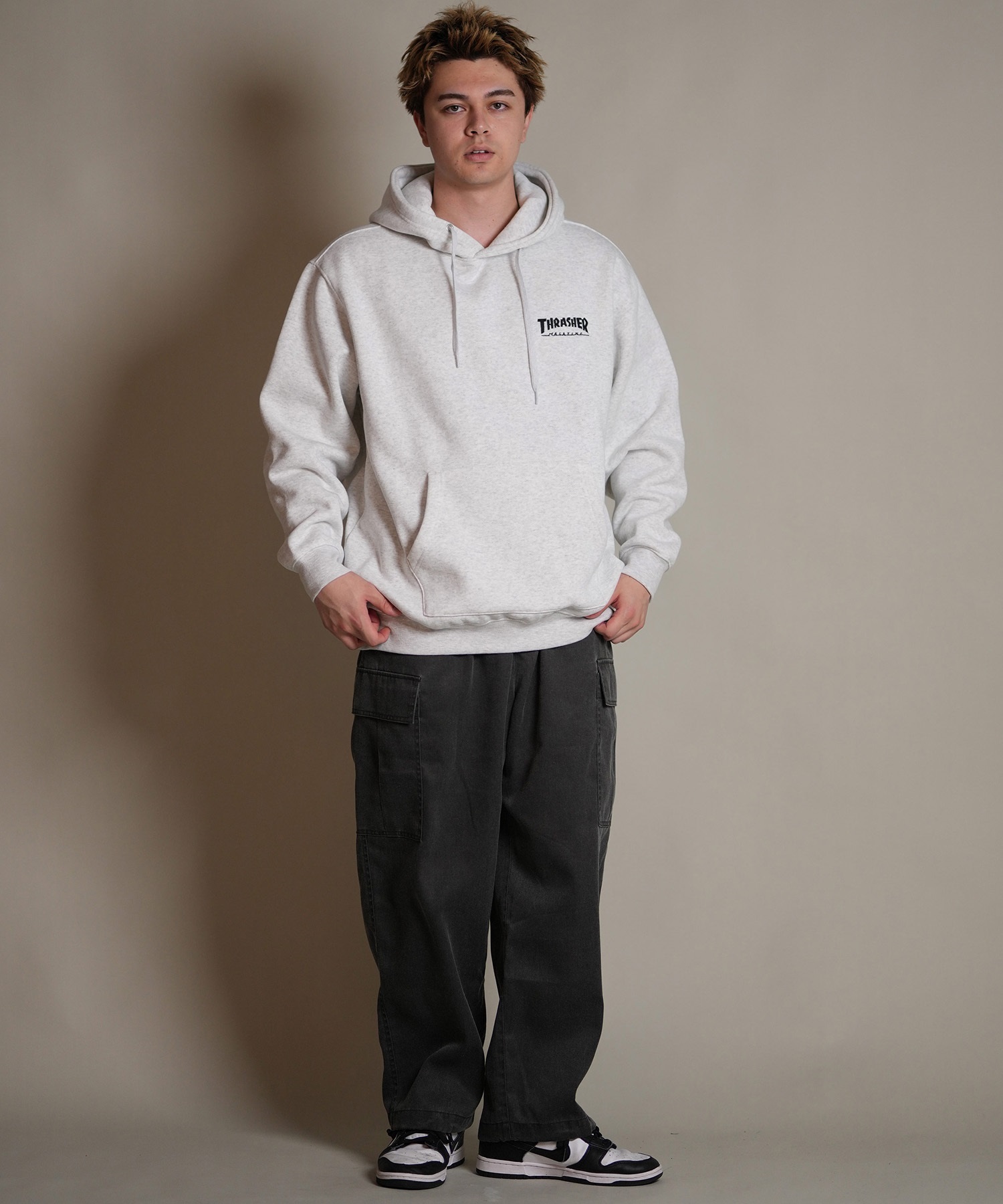DEAR LAUREL ディアローレル ロングパンツ カーゴパンツ メンズ ロンパン TWILL CARGO PANTS D25F-3105(CGR-M)