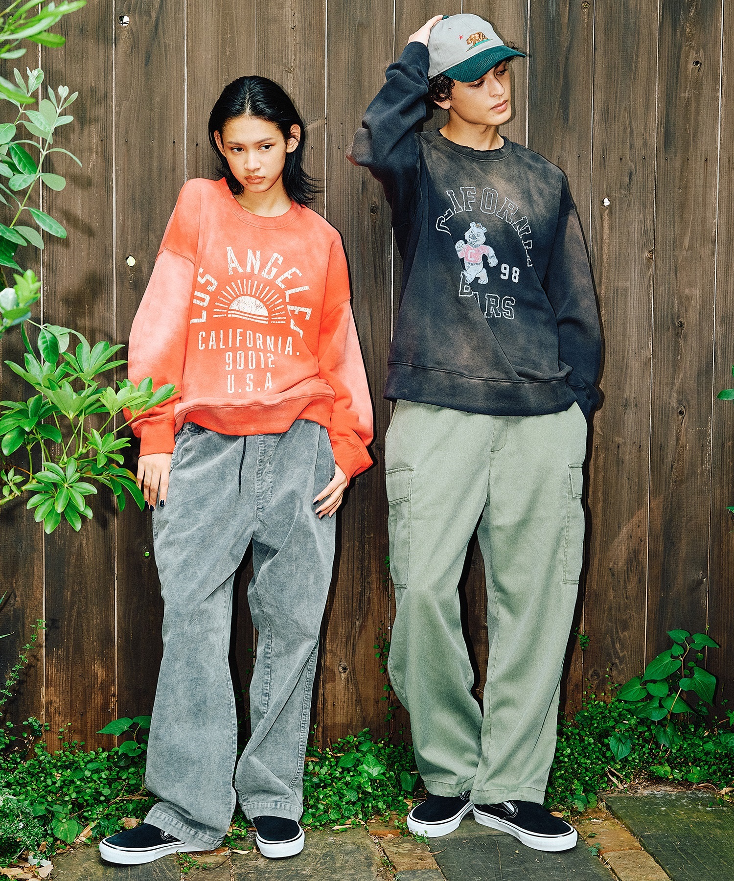 DEAR LAUREL ディアローレル ロングパンツ カーゴパンツ メンズ ロンパン TWILL CARGO PANTS D25F-3105(CGR-M)