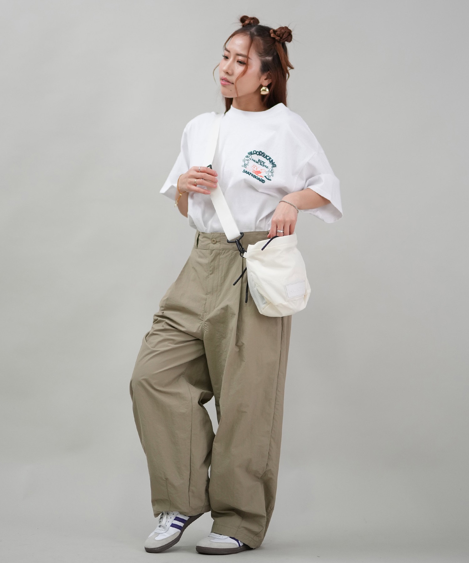 TOY MACHINE トイマシーン 半袖 Tシャツ レディース バックプリント オーバーサイズ MTMSFST16 ムラサキスポーツ限定(WHITE-M)