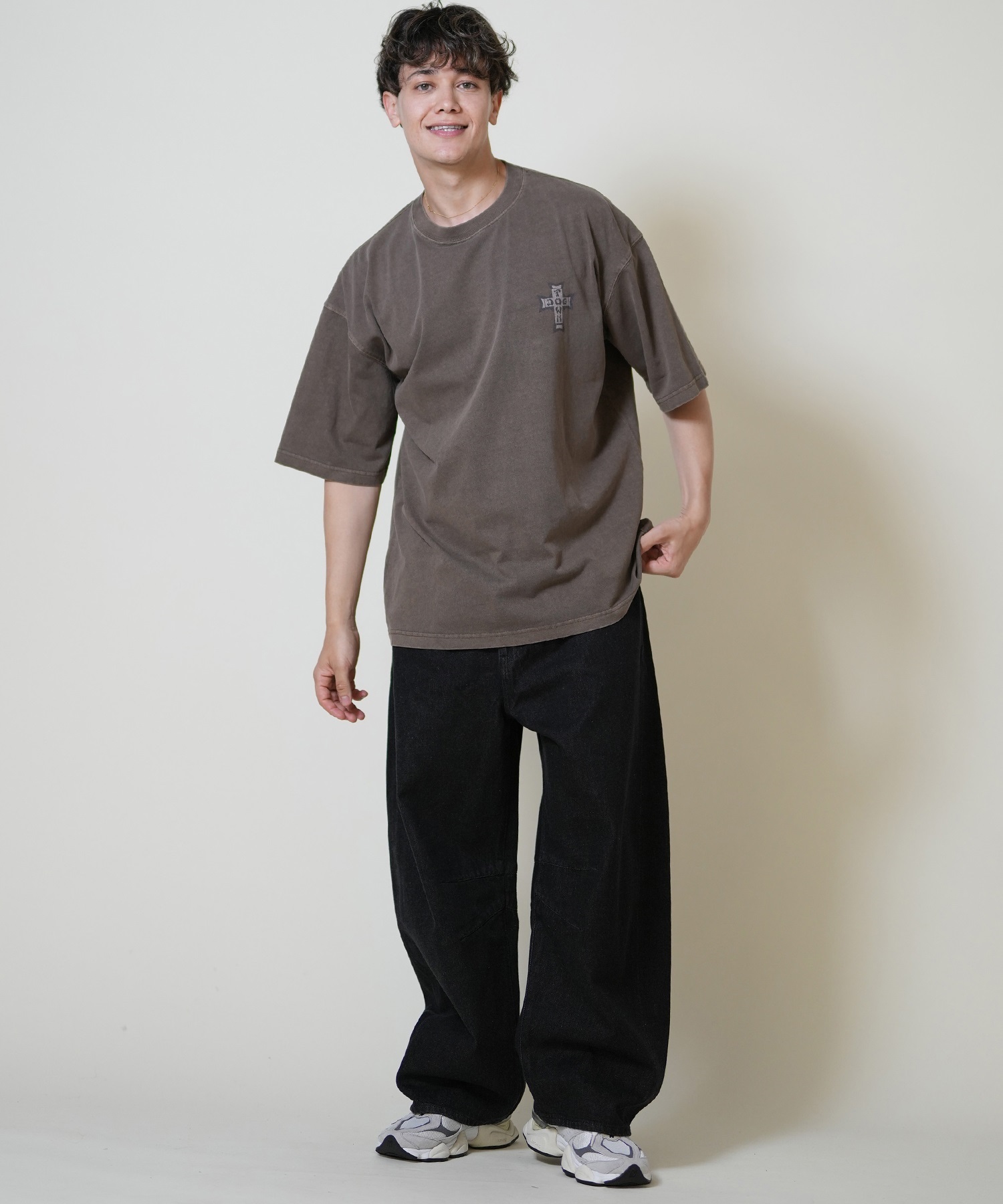 DOGTOWN ドッグタウン 半袖 Tシャツ メンズ バックプリント オーバーサイズ 253DT1ST001(IVO-M)