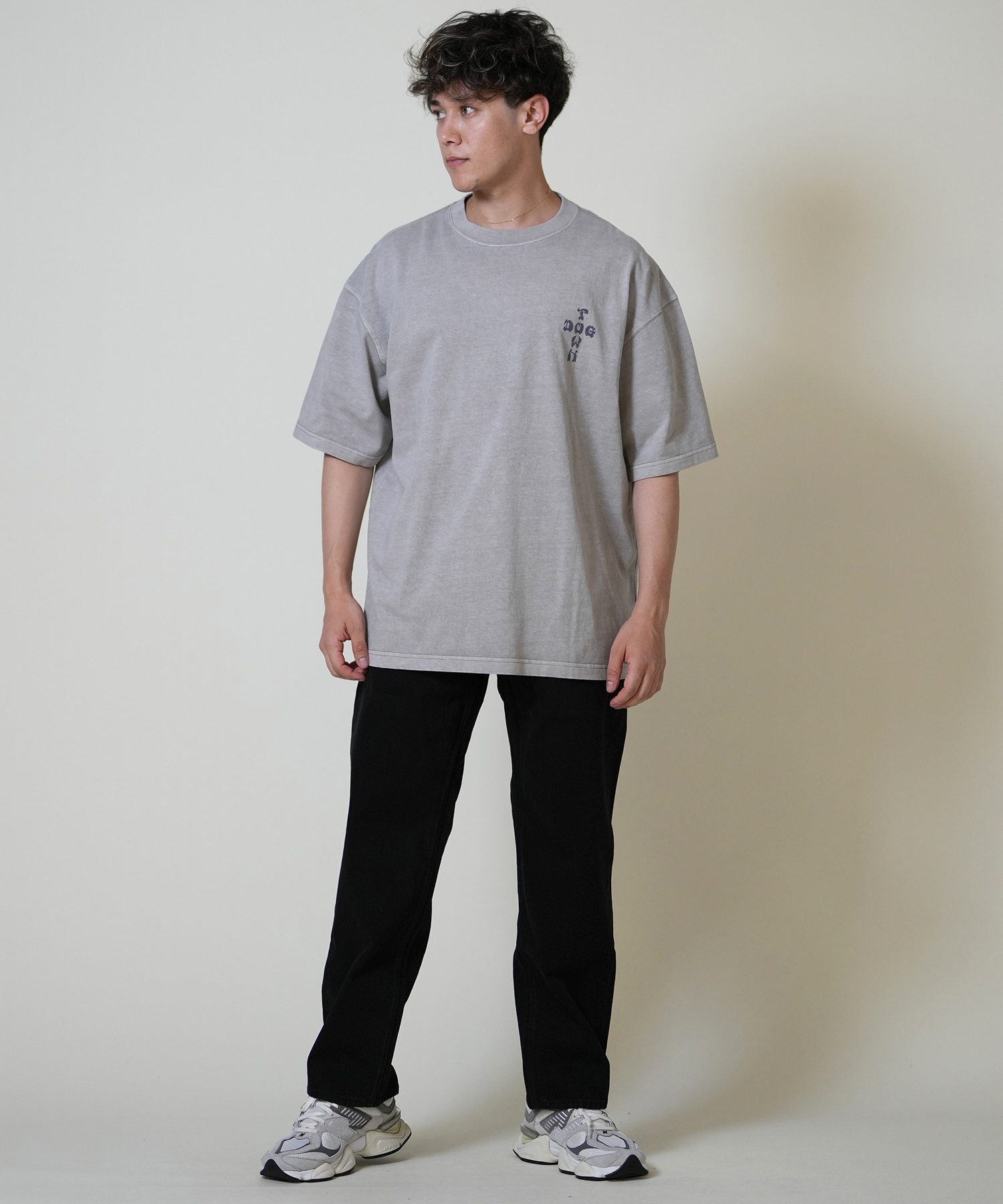 DOGTOWN ドッグタウン 半袖 Tシャツ メンズ バックプリント オーバーサイズ 253DT1ST004(IVO-M)