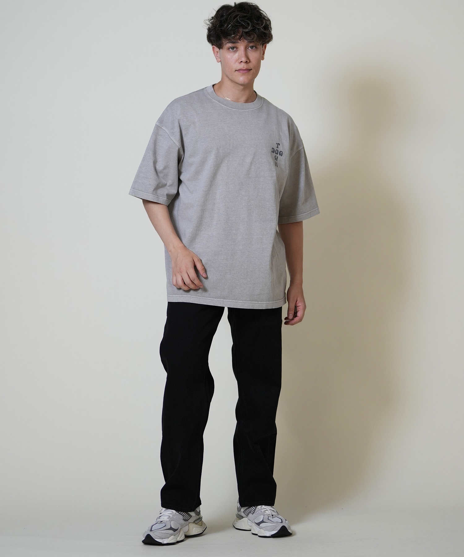 DOGTOWN ドッグタウン 半袖 Tシャツ メンズ バックプリント オーバーサイズ 253DT1ST004(IVO-M)