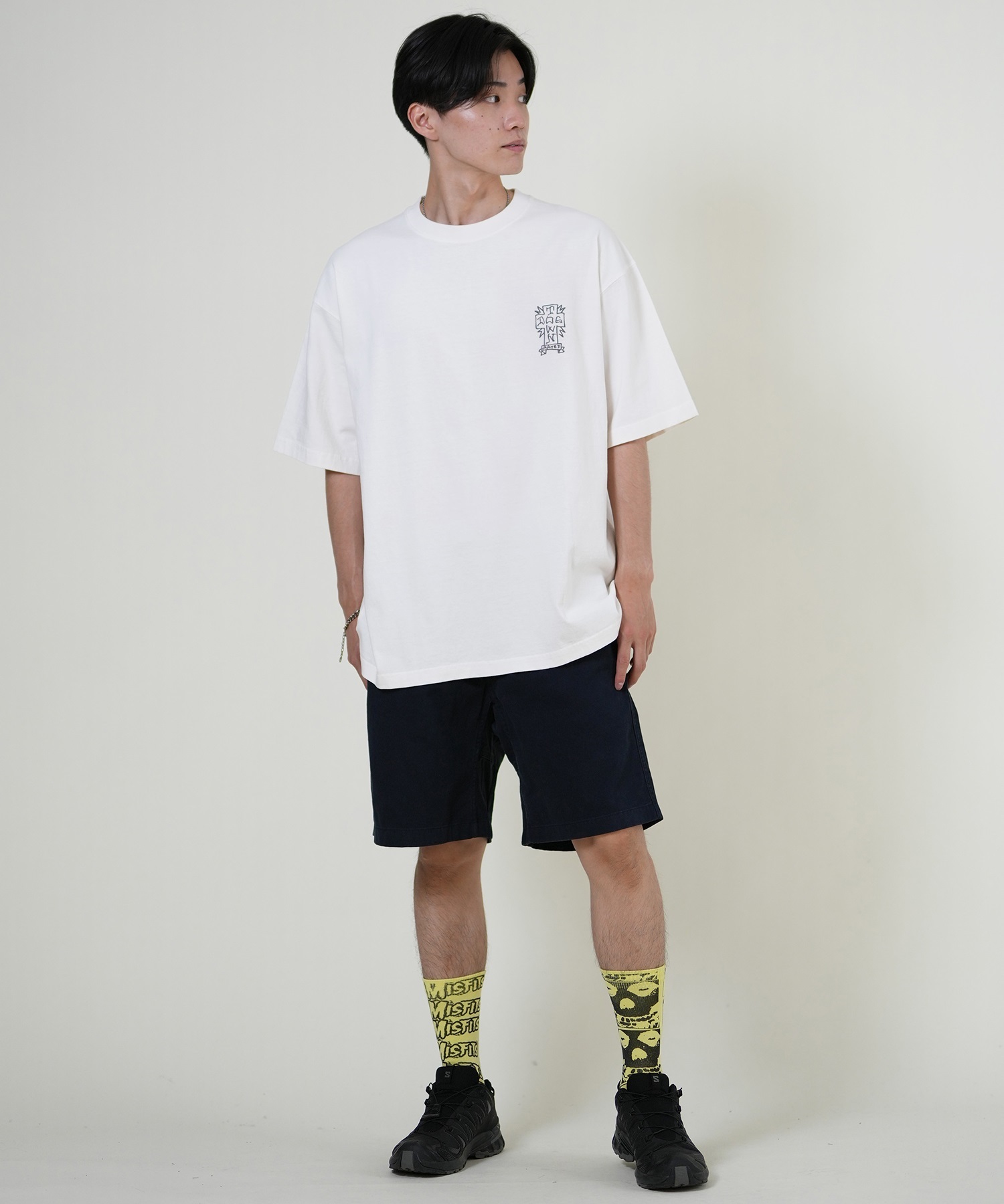 DOGTOWN ドッグタウン 半袖 Tシャツ メンズ バックプリント オーバーサイズ 253DT1ST005(IVO-M)