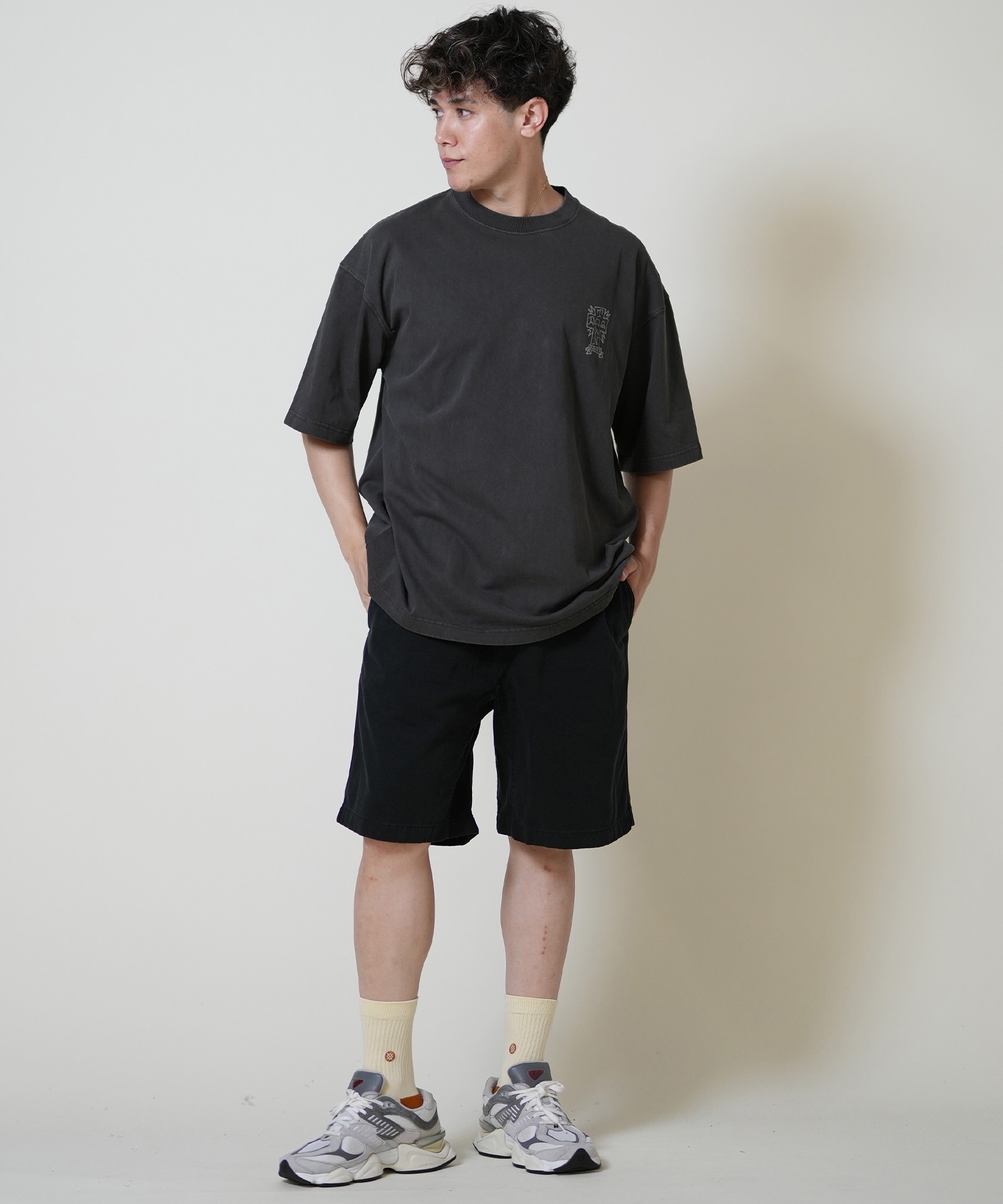 DOGTOWN ドッグタウン 半袖 Tシャツ メンズ バックプリント オーバーサイズ 253DT1ST005(IVO-M)