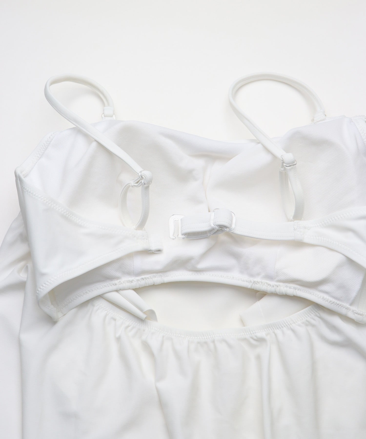 Beach Queen ビーチクイーン 水着 レディース  3点セット ショーツ付き フレア 403510(WHT-9)