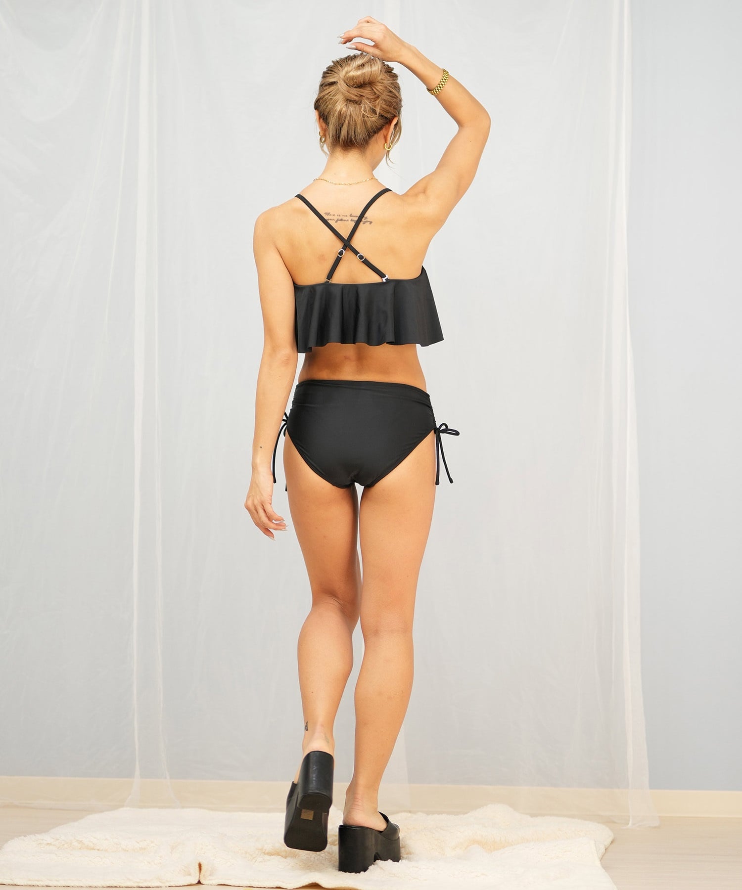 Beach Queen ビーチクイーン 水着 レディース  フリル ブラ 403800(WHT-9)