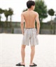 RVCA ルーカ 水着 トランクス メンズ ボードショーツ サーフパンツ ストライプ柄 17インチ 水陸両用 BF041-505(NAT-S)